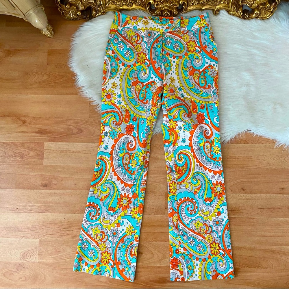 Etcetera Hippie Paisley Floral Pants